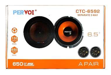 Ηχεία αυτοκινήτου & 2 x Tweeter– CTC-6592 - 6.5'' - 004192