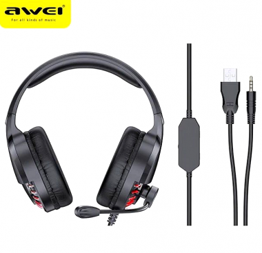 Ενσύρματα ακουστικά - Headphones - ES-770i - AWEI - 001410 - Black