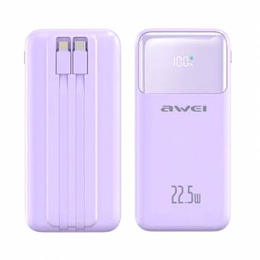 Powerbank - P106K - 10.000mah - 22.5W - AWEI - 001366 - Purple