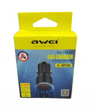 Φορτιστής αναπτήρα αυτοκινήτου - Quick Charger - C-856 - AWEI - 006521