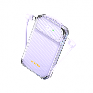 Powerbank - P89K - 10.000mah - AWEI - 007931 - Purple