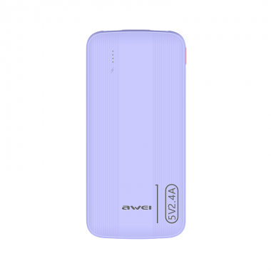 Powerbank - P20K - 10.000mah - AWEI - 009768 - Purple