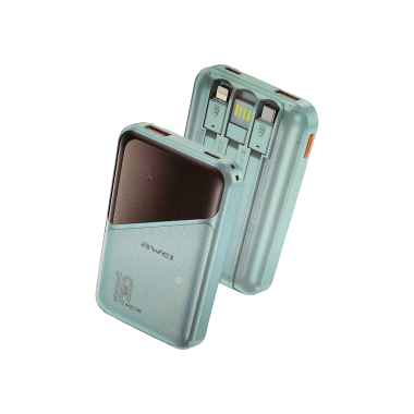 Powerbank - P64K - 10.000mah - 22.5W - AWEI - 012904 - Blue