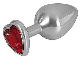 You2Toys Diamond Butt Plug Medium Silver 8,2cm