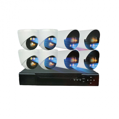 Καταγραφικό δικτύου με 8 κάμερες – CCTV Security Recording System – POE - 080081