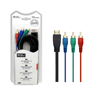 Καλώδιο HDMI σε RCA - 1592-3R - 1.5m - 095363