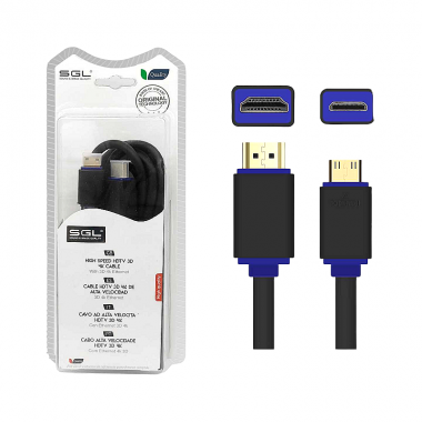 Kαλώδιο HDMI σε Mini HDMI - A1592AB-02 - Male/Male - 10cm - 098036