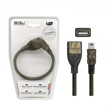 Αντάπτορας καλώδιο - USB-A female/Micro USB - 17S-01 - 20cm - 098111