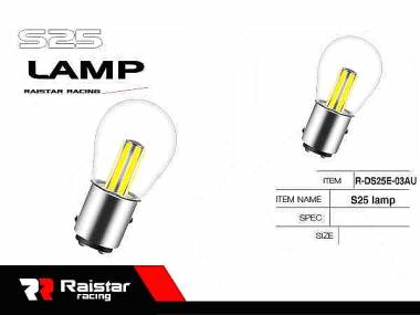 Λαμπτήρας LED διπολικός - S25 - R-DS25E-03AU - 2pcs - 110216