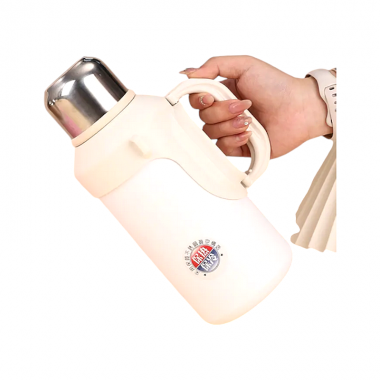 Φορητό παγούρι-θερμός - 1000ml - 123705 - Beige