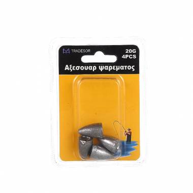 Βαρίδια αλιείας - 10gr - 6pcs - 30139