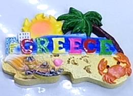 Tουριστικό μαγνητάκι Souvenir – Σετ 12pcs - Resin Magnet - Greece - 678056