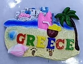 Tουριστικό μαγνητάκι Souvenir – Σετ 12pcs - Resin Magnet - 678064