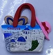 Tουριστικό μαγνητάκι Souvenir – Σετ 12pcs - Resin Magnet - Greece - 678009