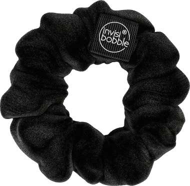 Invisibobble Sprunchie Βελουτέ Scrunchy Μαλλιών Μαύρο