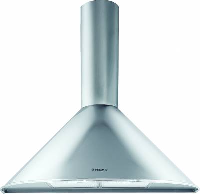 Pyramis Classic Στρογγυλός Απορροφητήρας Καμινάδα 90cm Inox 065017901