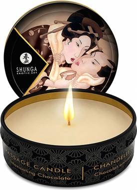 Shunga Erotic Art Κερί για Μασάζ με Άρωμα Intoxicating Chocolate 30ml