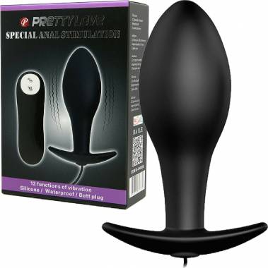 Pretty Love Anal Stimulation Plug Black 15,4cm