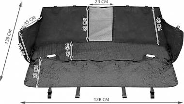 Αδιάβροχο Κάλυμμα Καθίσματος Αυτοκινήτου για Σκύλο Αδιάβροχο Προστατευτικό Κάλυμμα για Κατοικίδια 140x209cm 5403