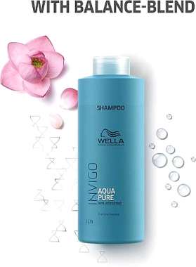 Wella Invigo Balance Aqua Pure Σαμπουάν για Βαθύ Καθαρισμό για Όλους τους Τύπους Μαλλιών 1000ml