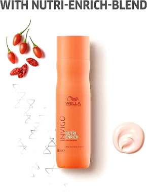 Wella Invigo Nutri Enrich Deep Nourishing Σαμπουάν για Αναδόμηση/Θρέψη για Ξηρά Μαλλιά 250ml