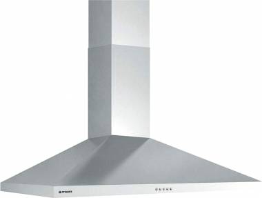 Pyramis Ecoline Τετράγωνος Απορροφητήρας Καμινάδα 60cm Inox 065030801