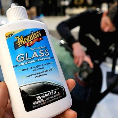 Meguiar's - Καθαριστική αλοιφή κρυστάλλων αυτοκινήτου Glass Polishing Compound 236ml G8408