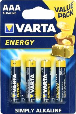 Varta High Energy Αλκαλικές Μπαταρίες AAA 1.5V 4τμχ