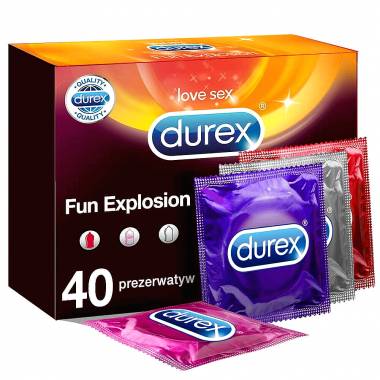 Durex Προφυλακτικά Fun Explosion 40τμχ