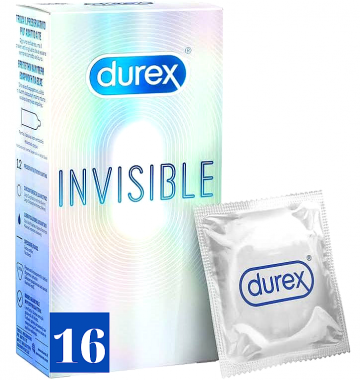 Durex Προφυλακτικά Invisible - 16 τεμαχια