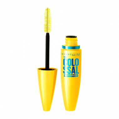 Maybelline The Colossal Volum Express Αδιάβροχη Mascara για Όγκο Glam Black 9.5ml