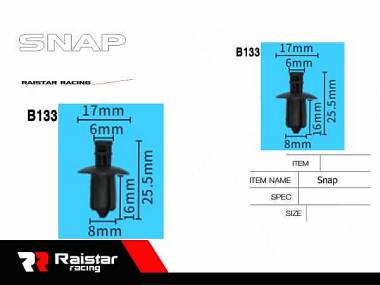 Σετ συνδετήρες αυτοκινήτου - 10pcs - R-F16101-20 - 180862