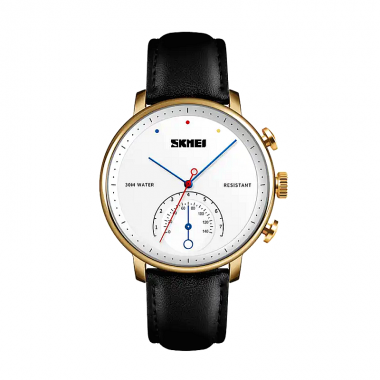 Αναλογικό ρολόι χειρός – Skmei - 1399 - 213992 - White/Gold