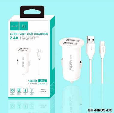 Φορτιστής αυτοκινήτου - Type C - QH-NR09-BC - Fast Charger - 212400