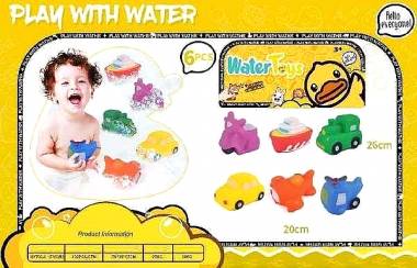 Σετ βρεφικά παιχνίδια μπάνιου - Water Toys - 6pcs - HY795-1 - 308136