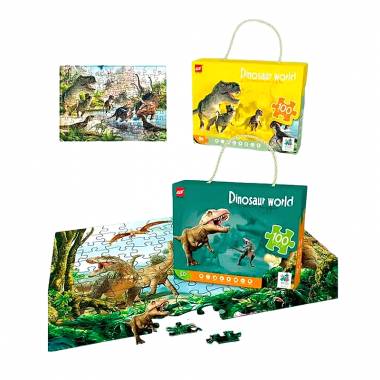 Παιδικό puzzle 100 κομματιών - Dinosaur World - 61003 - 310441