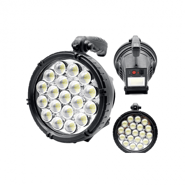 Επαναφορτιζόμενος φακός LED - 3 colors - 4.2V - W868A - 326036