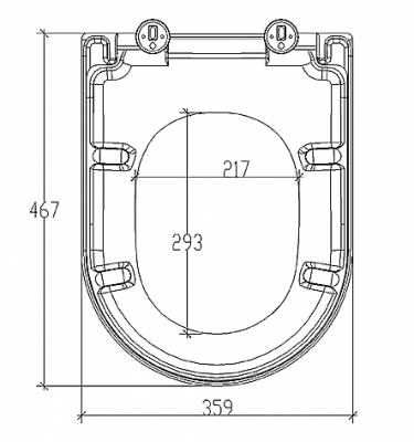 41224 COMFORT  DUROPLAST ΚΑΛΥΜΜΑ SOFT CLOSING ΑΠΟΣ/ΝΟ  Β.T.