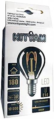 Nityam Λάμπα LED 4 watt E14 - 180 Lumen BF43