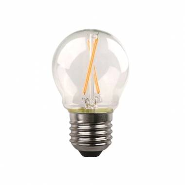 Λάμπα LED Filament φούσκα - G45 - Ε27 - 2W - 431534