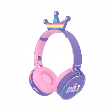 Ασύρματα ακουστικά - Princess Headphones - ME16 - 516479 - Purple