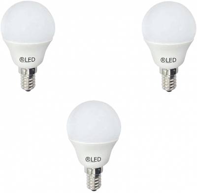 3 x LED LIGHT BULB Globe-Shaped 5.2 W Equivalent to 45 W Light CALIDA (3000 K) Dimmable. Thread e14.520 LM 25,000 Hours