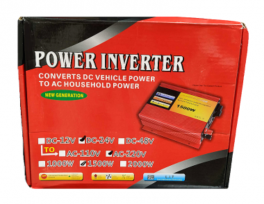 Power Inverter - Μονοφασικό - 1500W - DC-24V - 602059