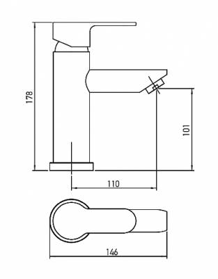 61008 GREEN ΜΠΑΤΑΡΙΑ ΝΙΠΤΗΡΑ INOX SS304 ΧΡΩΜΙΟΜΕΝΗ ΜΕ ΒΑΛΒΙΔΑ POP-UP