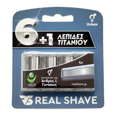 Realshave Ανταλλακτικά ξυραφάκια έξι λεπίδων (16τεμ.ανταλλακτικα ξυραφάκια)