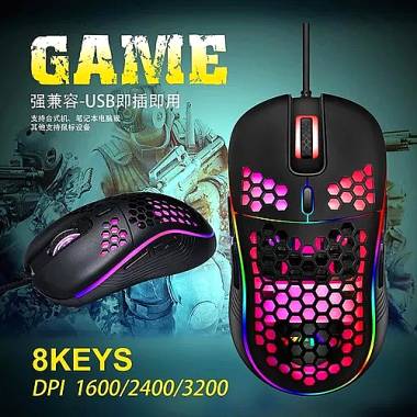 Ενσύρματο ποντίκι Gaming - LED - WB919 - Weibo - 651619