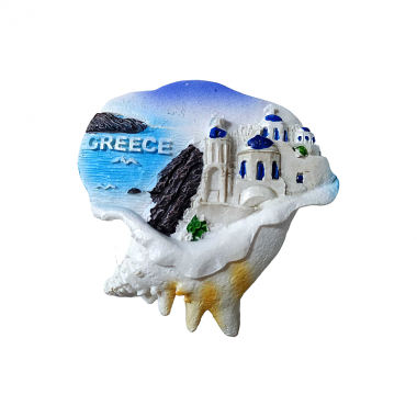 Tουριστικό μαγνητάκι Souvenir – Σετ 12pcs - Resin Magnet - Greece - 678003