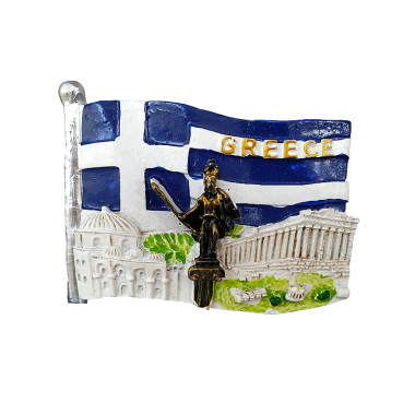 Tουριστικό μαγνητάκι Souvenir – Σετ 12pcs - Resin Magnet - Greece - 678004