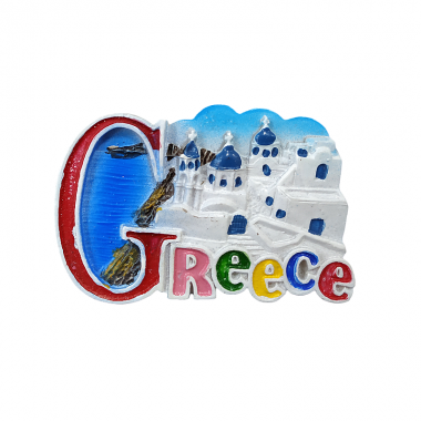 Tουριστικό μαγνητάκι Souvenir – Σετ 12pcs - Resin Magnet - 678041