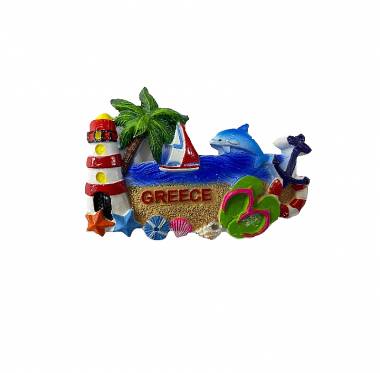 Tουριστικό μαγνητάκι Souvenir – Σετ 12pcs - Resin Magnet - Greece - 678053